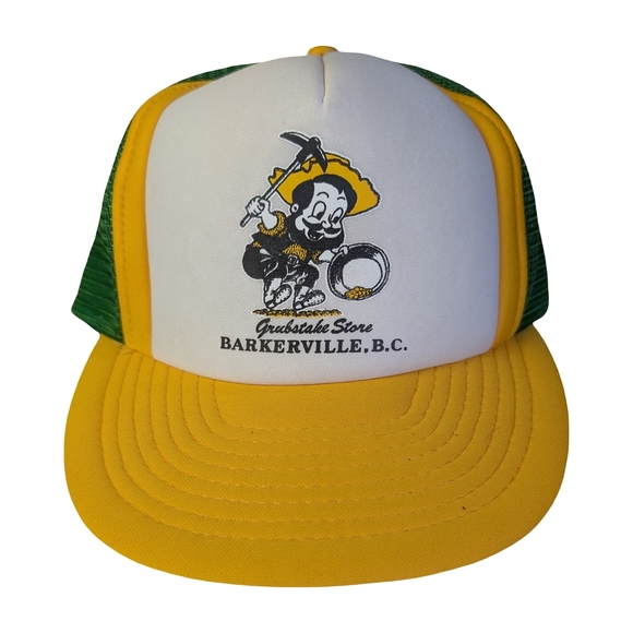 Other - Vintage 80s/90s Foam Back Mesh Front Trucker Hat, Barkerville BC
